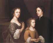 Mary Beale Self-Portrait with her Husband,Charles,and their Son,Bartholomew Spain oil painting reproduction